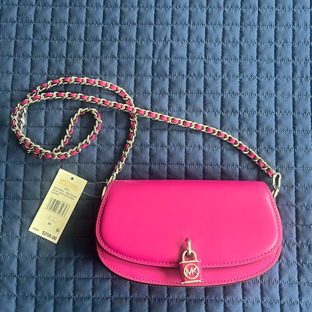 Michael Kors Mila in Deep Fuchsia